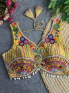 Rk Blouse Heavy Italian Silk With Gamthi & Shell Lace Pattern Blouse Wholesale Kurti In India